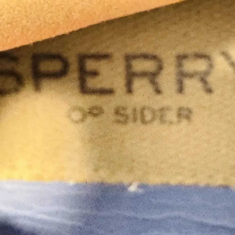 Sperry Shoes Mens 9 Beige Leather Top Sider Boat Deck Moc Toe Casual Non Slip